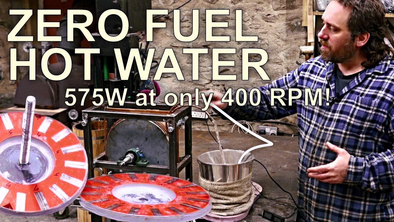 I Built a Magnetic Induction Water Heater- HUGE Potential