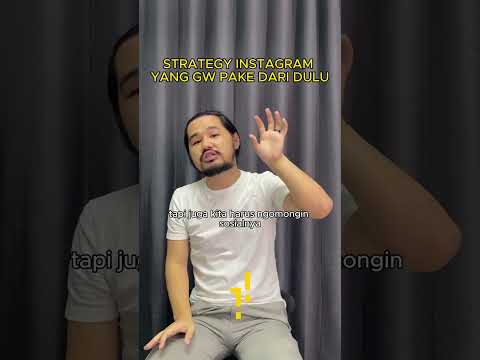 Strategi instagram yang gw pake dari dulu #homemadeentrepreneur #tipssukses #motivasi #nasihatbijak