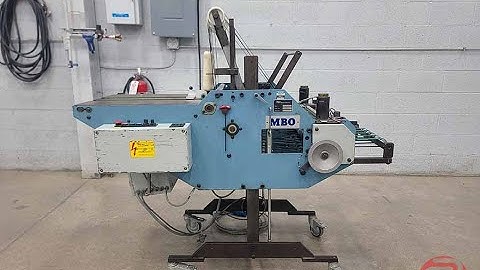 MBO SAP 46 Vertical Presser Stacker - 093022090003A