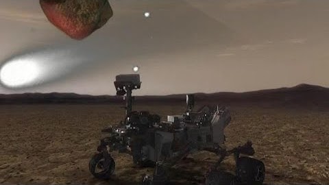 Mars hit by Comet - Siding Spring