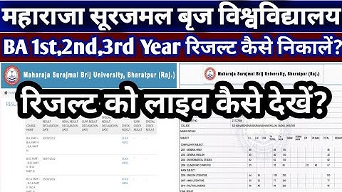 MSBU BA Result 2022 || महाराजा सूरजमल बृज विश्वविद्यालय BA Result 2022 कैसे देखें?