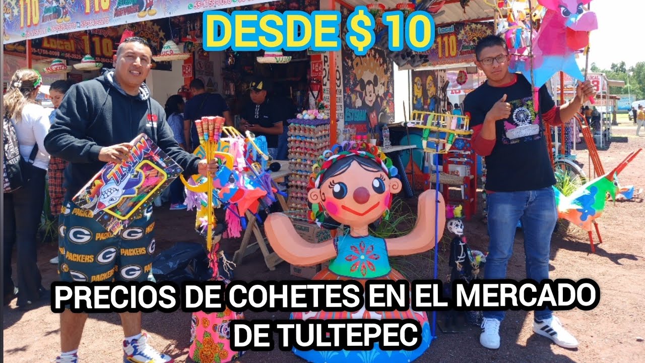 PRECIOS DE COHETES PARA REVENDER  DESDE $ 10 PESOS, MERCADO DE COHETES TULTEPEC 