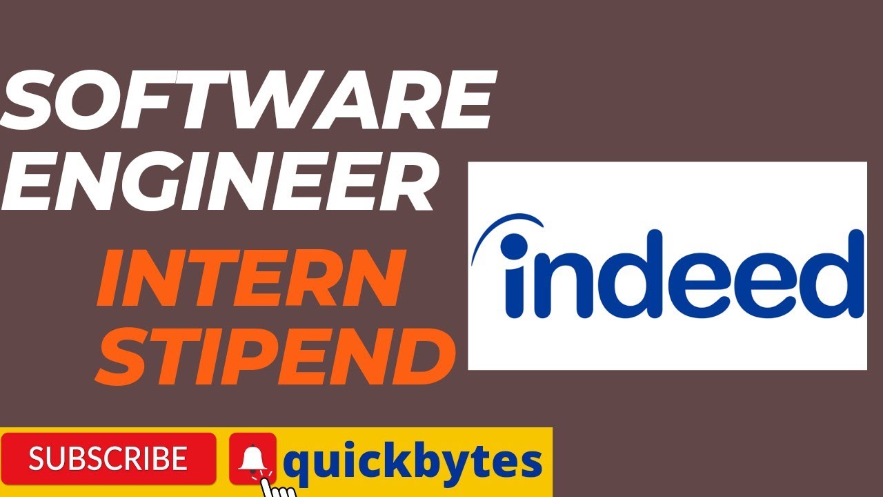 #indeed software Engineer intern stipend #quickbytes #internship #sde ...