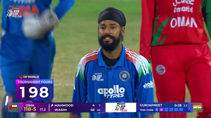 Match 10 | India 'A' vs Oman | Match Highlights | DP World Asia Cup Rising Stars 2025
