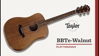 Taylor Guitars | Big Baby Taylor (BBTe) Walnut | Playthrough Demo