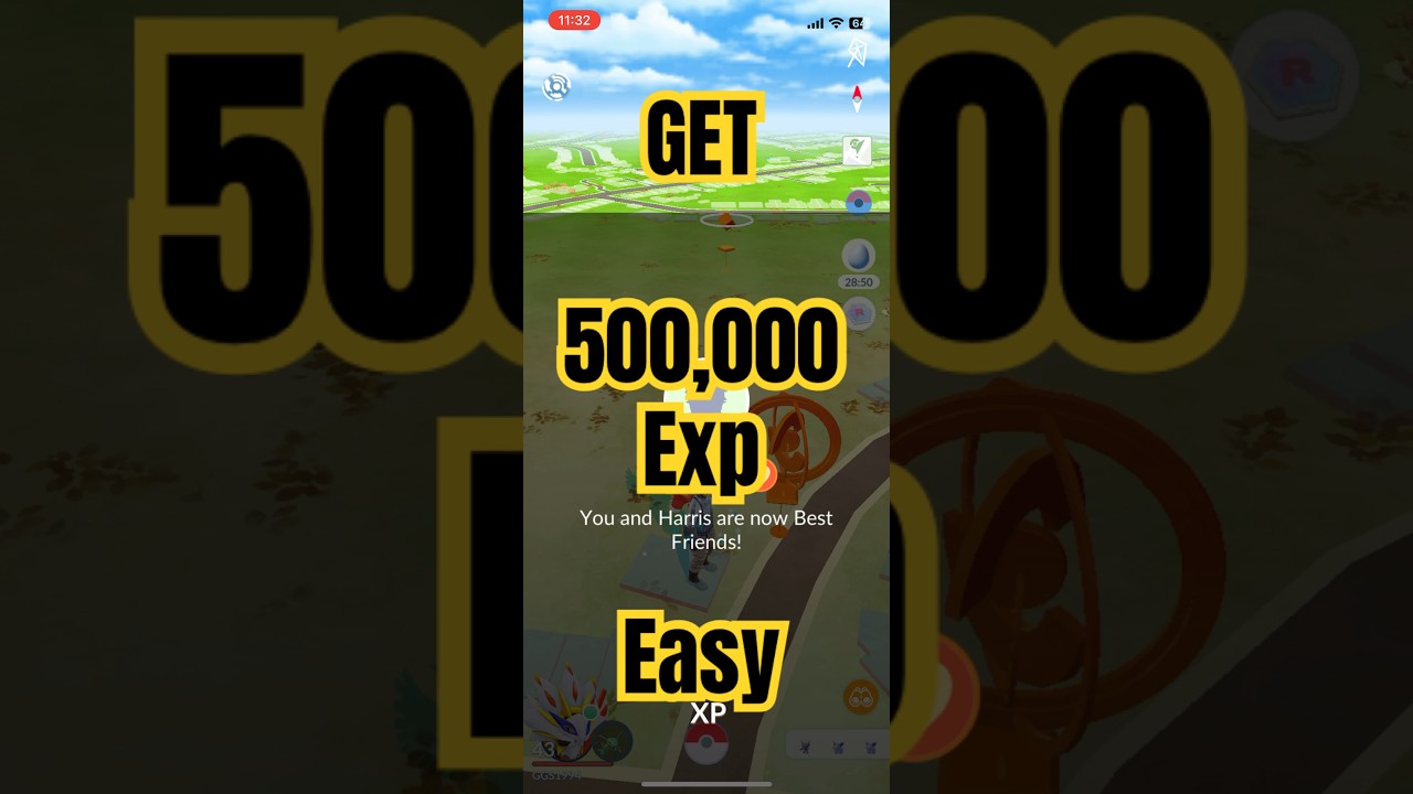 How To Get 500,000 XP EASY In Pokemon Go