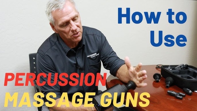 How to Use a Percussion Massage Gun for Back Pain Relief 