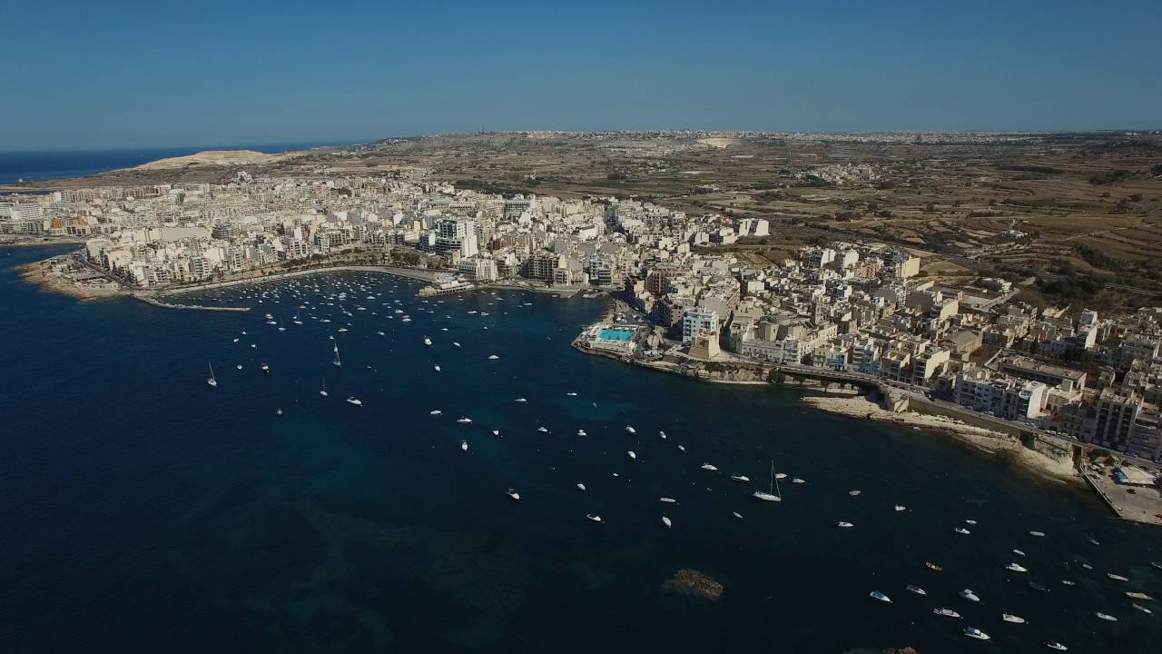 Malta Bugibba beach YouTube