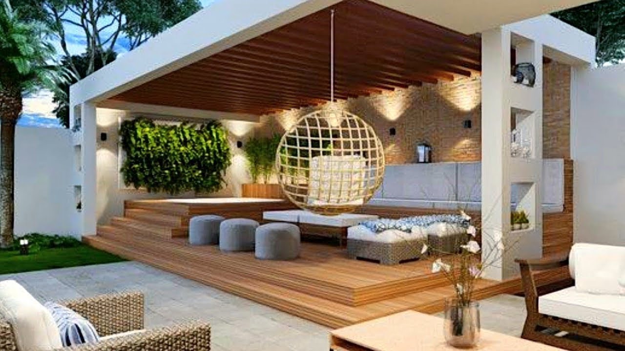 100 Modern Patio Design Ideas 2023 Backyard Garden Landscaping ideas ...