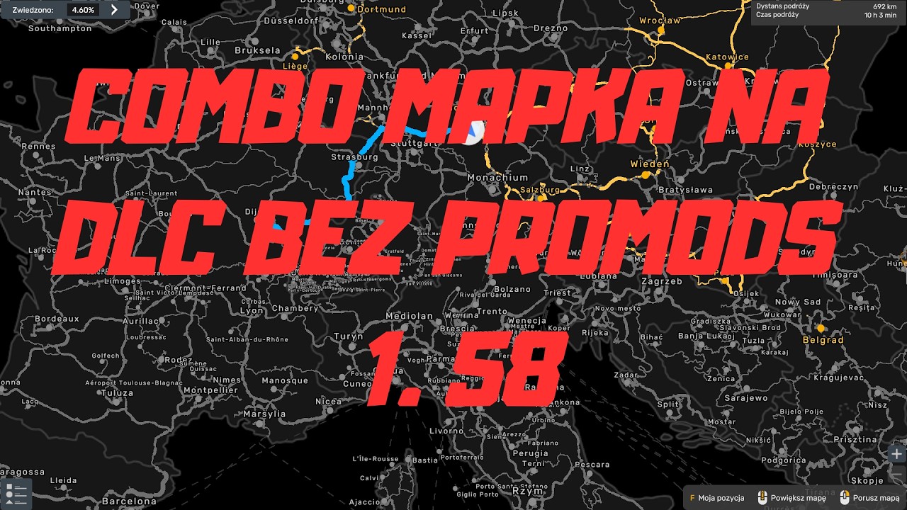 COMBO MAPKA NA SAMO DLC BEZ PROMODS 1.58 PABLO SANOK
