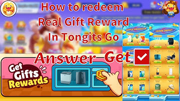 How to redeem real gifts in Tongits Go?