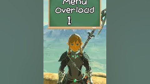 Menu Overload 101 | Breath of the Wild Glitches