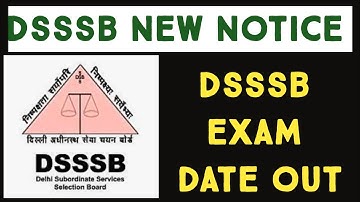 DSSSB ने जारी की Exam Date | Dsssb Exam | DSSSB Exam Date | Dsssb Exam date 2021 | NS CLASSES