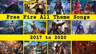 Free Fire All Theme Songs 2017 - 2020 ( OB25 ) _ Old to New Theme _ Ultimate Edition