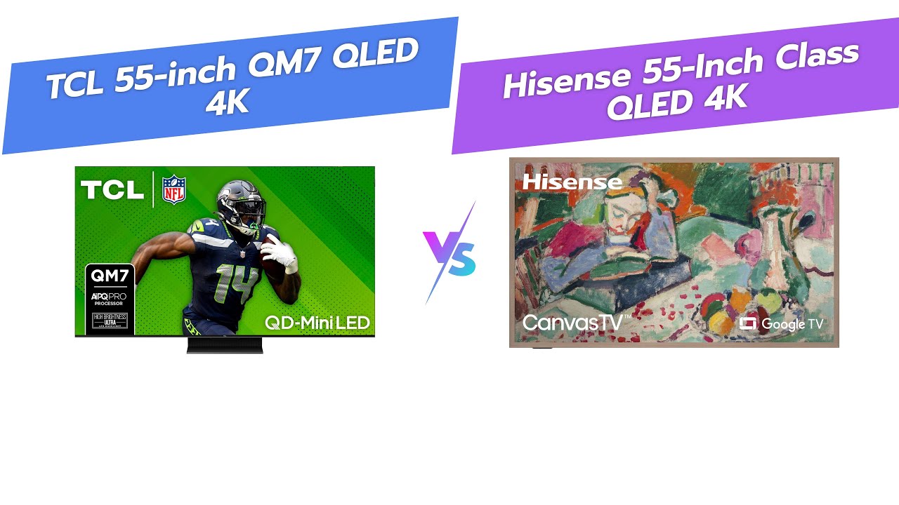 🏆 TCL против Hisense: противостояние 55-дюймовых QLED-телевизоров! 📺
