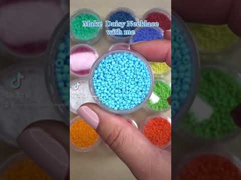 #DIY trendy seed beads necklace #shorts