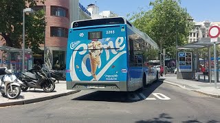 EMT Madrid (Linea 12 56 210 C2) Manuel Becerra - Parque Eva Duarte EMT Madrid (Linea 12 56 210 C2) Manuel Becerra - Parque Eva Duarte