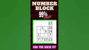 Number Block Puzzle 🧩 | Only 1% Can Solve This! #Day3