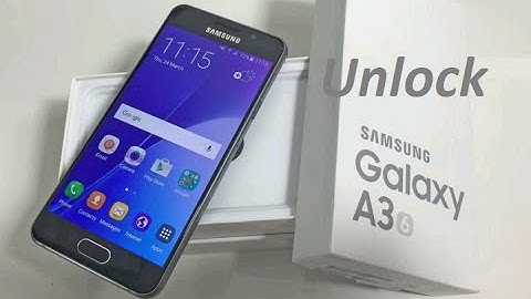How To Unlock SAMSUNG Galaxy A3 2016 by Unlock Code - UNLOCKLOCKS.com