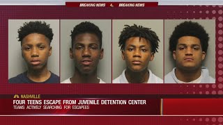 Four Teens Escape From Juvenile Detention Center