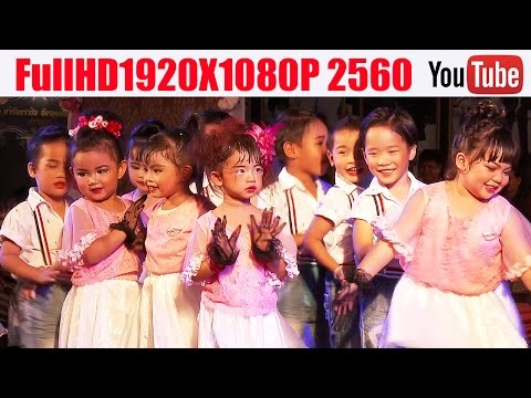 เด็กเต้นโชว์งานมหาธีรราชเจ้ารำลึก จังหวัดนครปฐม FullHD1080P