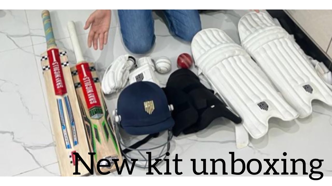 My new cricket kit unboxing and review video 🔥 Cricket with Muneeb