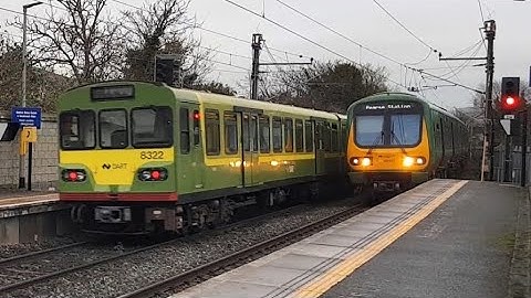 Irish Rail 8300 & 29000 Class Trains - Howth Junction Station, Dublin