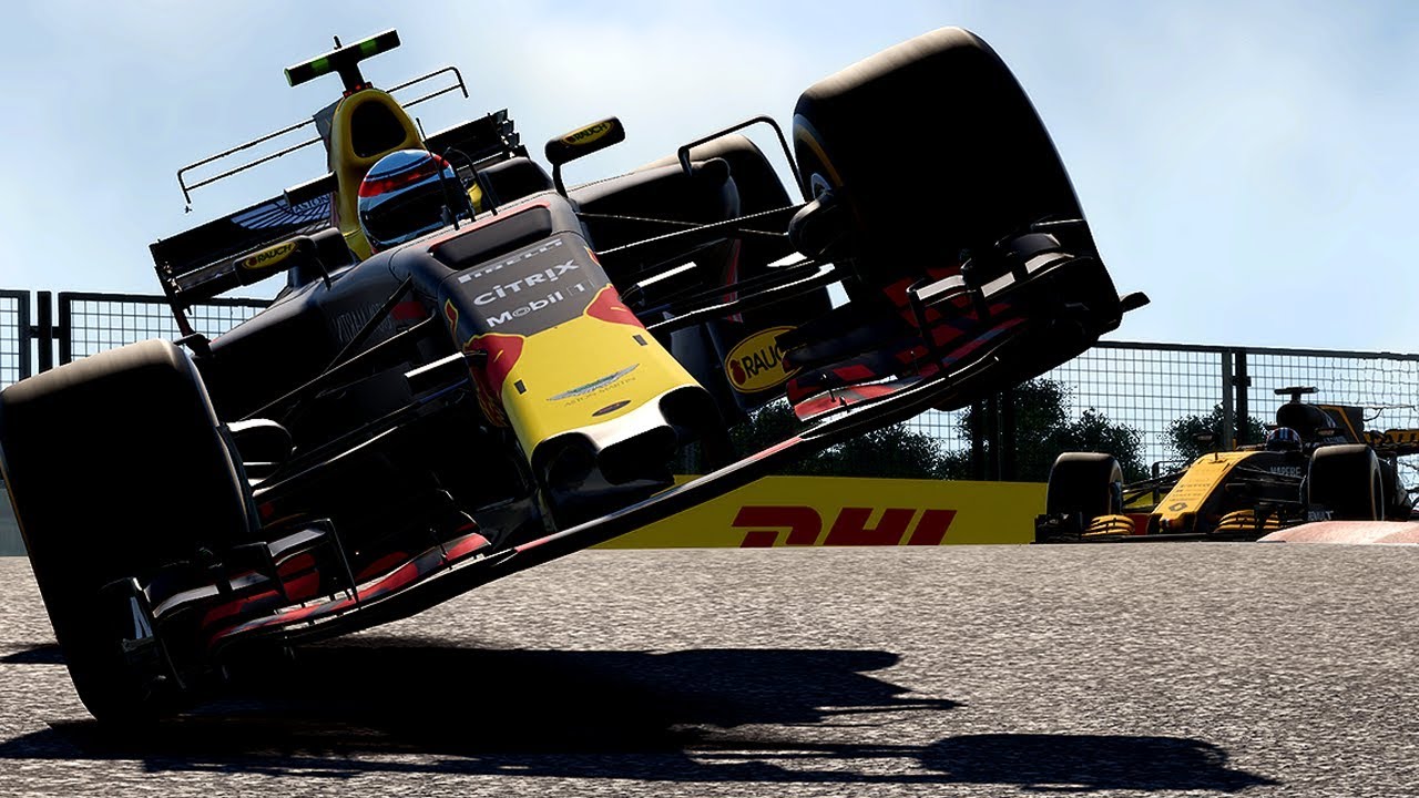 F1 2018 Mod Career Mode Part 5 - Spain | FLYING F1 CAR! (Formula 1 Game)