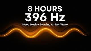 396 Hz Deep Sleep Frequency, Amber Wave, 8 Hours, Soft Glow