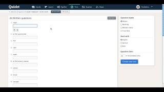 Quizlet Tutorial 2 Test