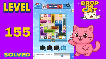Drop The Cat – Level 155 | Fast & Clean Solution