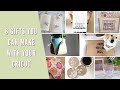 8 gifts you can make with your cricut