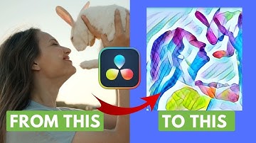 Want To Make Your Video Look Like A PAINTING ? Try This! - Davinci Resolve 18.5