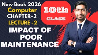Impact of Poor Maintenance on Computer | 10th Class Computer Science New Book Chapter 2 Lecture 2 