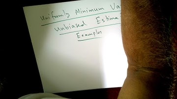 Pillai: Examples of Uniformly Minimum Variance Unbiased Estimators