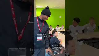 Rashford visits his nephew's school, which he also helps fund ♥️     #MUFC #FY #FYP #Shorts #Explore Content