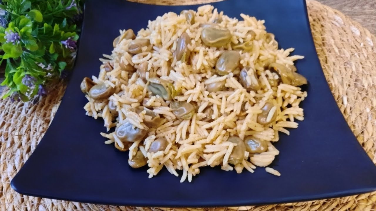 رز بفول لبناني بدون لحمة!🇱🇧 أكلة شعبية اقتصادية بطعم ولا أطيب👌