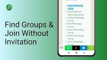 How to Find WhatsApp Groups & Join Without Invitation ?