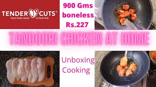 Tender cuts chicken review and easy Tandoori making at home. Boneless breast 900 gms for Rs.227🍗🥘 screenshot 5