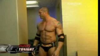 WWE: Batista gets interrupted backstage by a fan