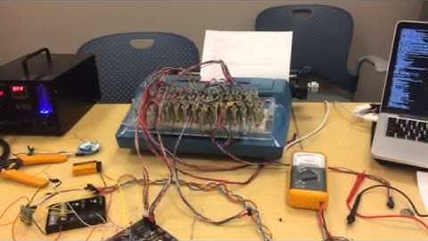 Smith Corona Typewriter printer demo