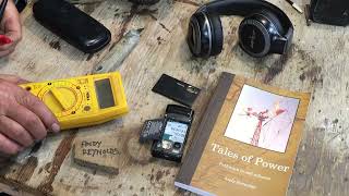 3.7v phone battery fix, Bluetooth head phones, lithium cell, revive, wake up,