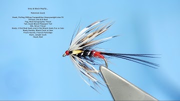 Tying the Grey & Black Mayfly (Wet Fly) by Davie McPhail