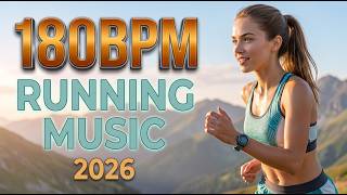 🏃‍♂️ 180 BPM Morning Run Music | 1 Hour Pure Acoustic & Folk Rock Energy | Unstoppable Kick Drum