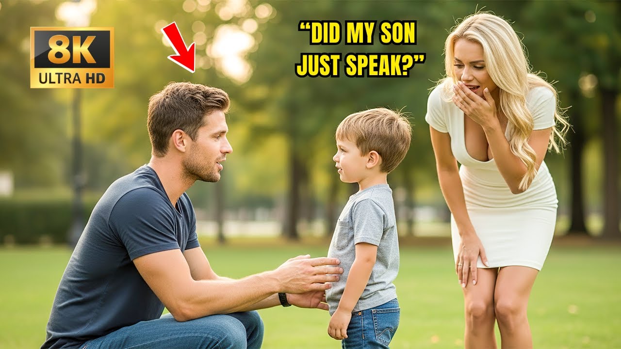 CEO Brought Her Silent Son to the Park — She Stared in Shock When a Single Dad Changed Everything