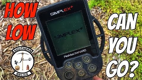 Nokta Makro SIMPLEX Depth Test - METAL DETECTING