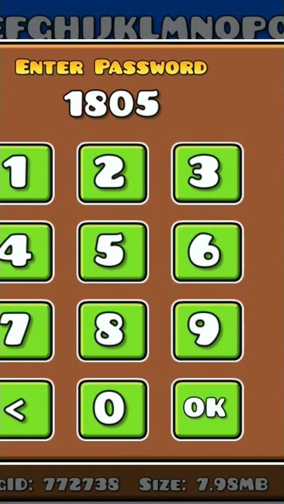 code to copy 'abcdefghijklmnopqrs' on geometry dash