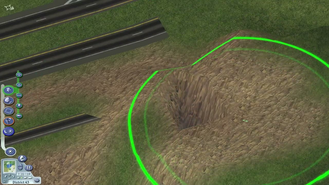 SimCity 4 Speedplay - District 43 Real Highway Complex Interchange Pt. 1