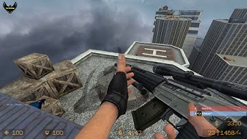 ZOMBIE ESCAPE MOD ON COUNTER-STRIKE: SOURCE, MAP: ZE_rooftop_madness, CSS