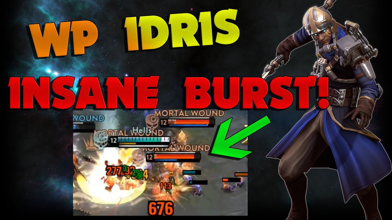 WP Idris INSANE BURST!// Vainglory 5v5 - YouTube